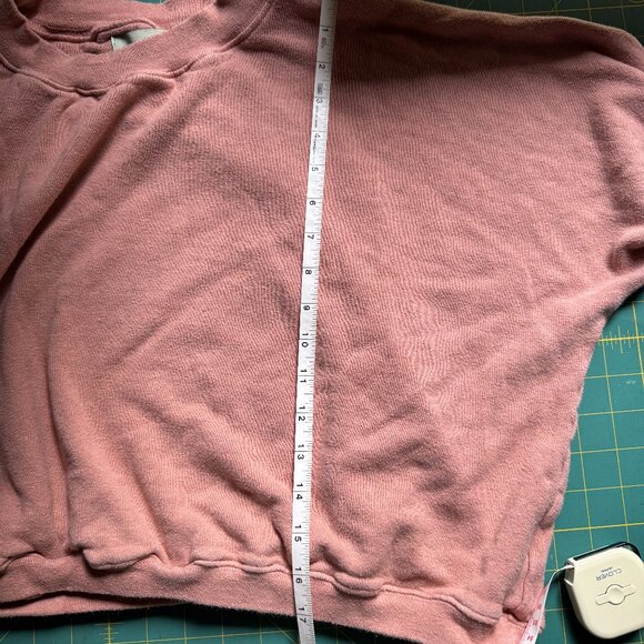 EUC - Aliya Wanek Ami Sweatshirt in Dusty Rose - Size 1X / XL - Picture 5 of 7